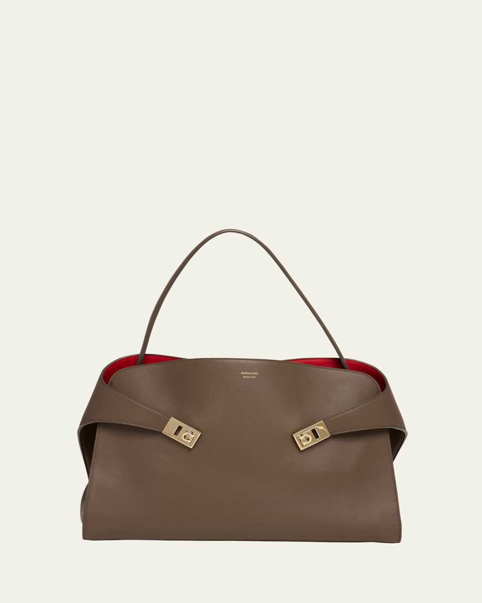 Large Hug Soft Bicolor Shoulder Bag